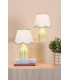 Aimee Twin Pack Table Lamp Green Ceramic With Shade-4