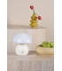 Caesar Rechargeable Table Lamp White and Opal Glass LED-3