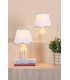 Aimee Twin Pack Table Lamp Taupe Ceramic With Shade-4