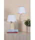 Aimee Twin Pack Table Lamp Taupe Ceramic With Shade-5