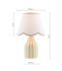 Aimee Twin Pack Table Lamp Taupe Ceramic With Shade-6