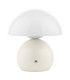 Caesar Rechargeable Table Lamp White and Opal Glass LED-7