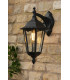 Eddard Outdoor Wall Light Matt Black and Glass IP44-2