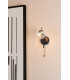 Ede Wall Light Matt Black and Glass-2