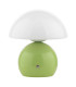 Caesar Rechargeable Table Lamp Green and Opal Glass LED-7