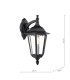 Eddard Outdoor Wall Light Matt Black and Glass IP44-4