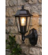 Lewis Outdoor Wall Light Matt Black and Glass IP44-2
