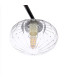 Ede 6 Light Semi-Flush Matt Black and Glass-7