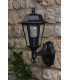 Lewis Outdoor Wall Light Matt Black and Glass IP44-3