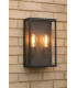 Mazin Outdoor Wall Light Matt Black and Glass IP44-2
