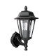 Lewis Outdoor Wall Light Matt Black and Glass IP44-5