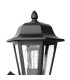 Lewis Outdoor Wall Light Matt Black and Glass IP44-6