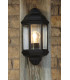 Nelson Outdoor Wall Light Matt Black and Glass IP44-4