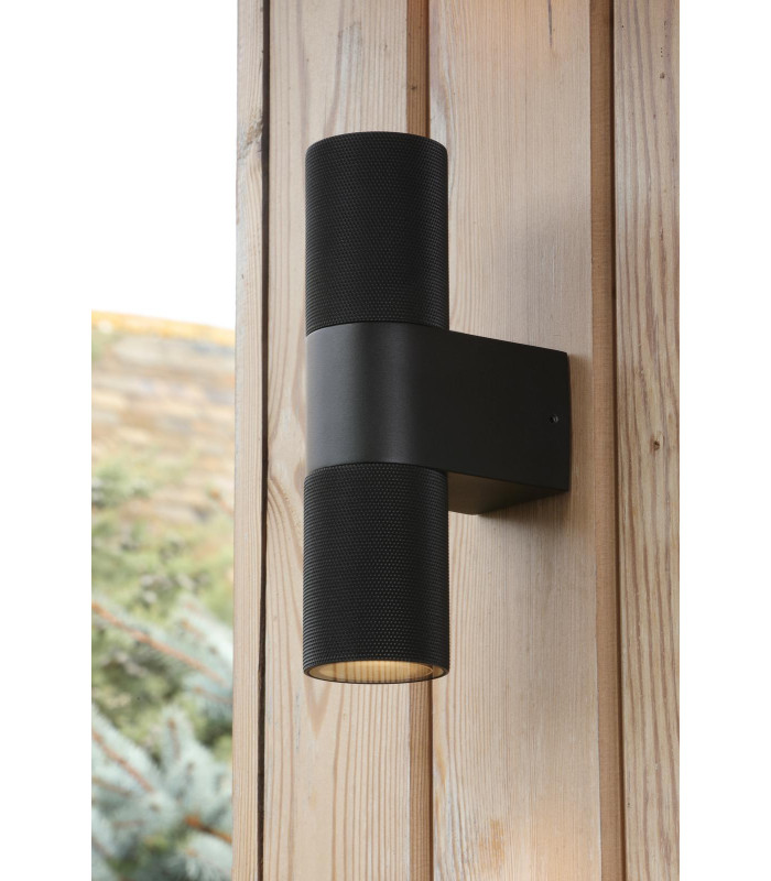 Obi Outdoor Wall Light Matt Black IP54-2
