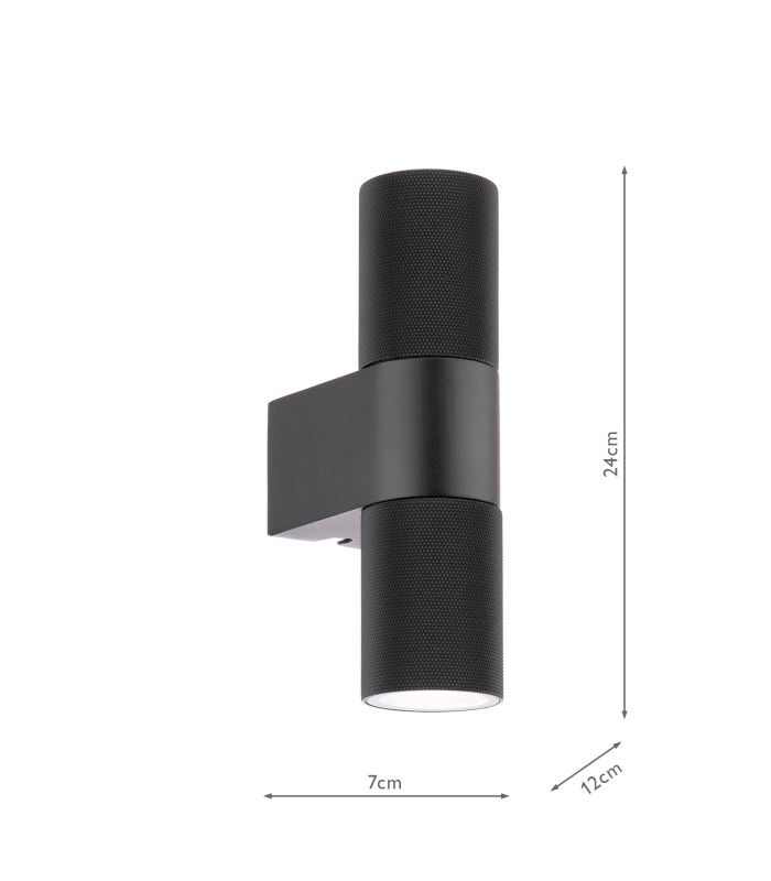Obi Outdoor Wall Light Matt Black IP54-4
