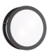 Ratana Outdoor Wall Light Matt Black and Opal IP44-1