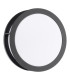 Ratana Outdoor Wall Light Matt Black and Opal IP44-3