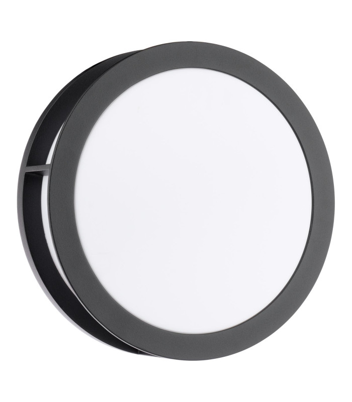 Ratana Outdoor Wall Light Matt Black and Opal IP44-3