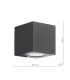 Tiva Outdoor Wall Light Matt Black IP54-4