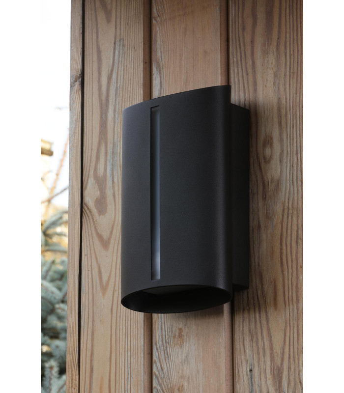 Zuzana Outdoor Wall Light Matt Black IP54-3