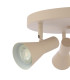 Arnel 3 Light Plate Spotlight Satin Taupe-7