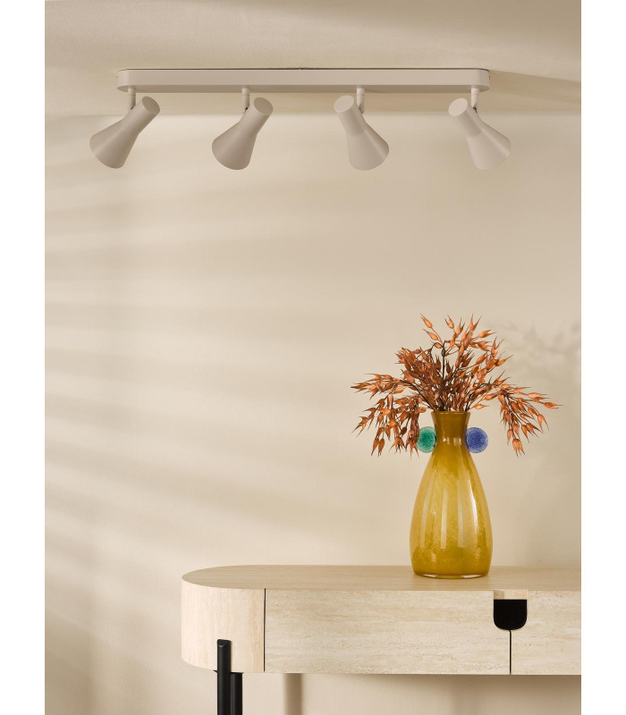 Arnel 4 Light Bar Spotlight Satin Taupe-3