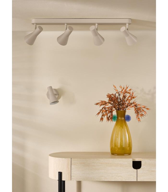 Arnel 4 Light Bar Spotlight Satin Taupe-5