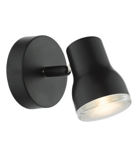 Clint Bathroom Wall Spotlight Matt Black IP44-1