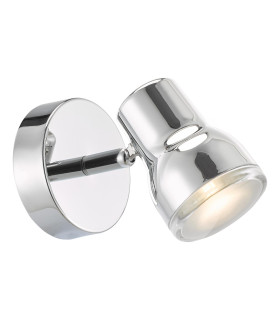Clint Bathroom Wall Spotlight Polished Chrome IP44-1