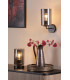 Daylin Wall Light Satin Black and Smoked Ribbed Glass-2