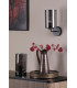Daylin Wall Light Satin Black and Smoked Ribbed Glass-3