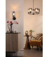 Daylin Wall Light Satin Black and Smoked Ribbed Glass-4