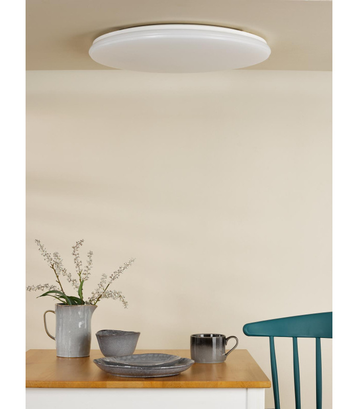 Duena Flush White Frosted Acrylic LED-3