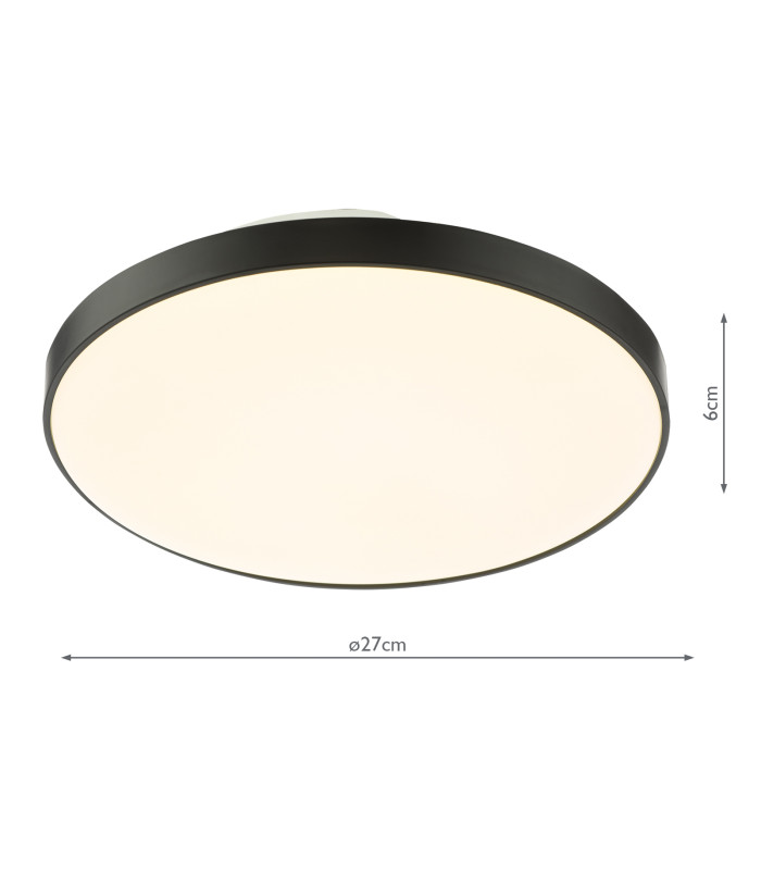 Essien Flush White and Black LED IP44-4