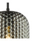Esila Ceiling Pendant Matt Black and Smoked Glass-6
