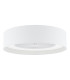 Fan Flush White With Shade LED-1