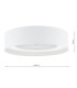 Fan Flush White With Shade LED-2
