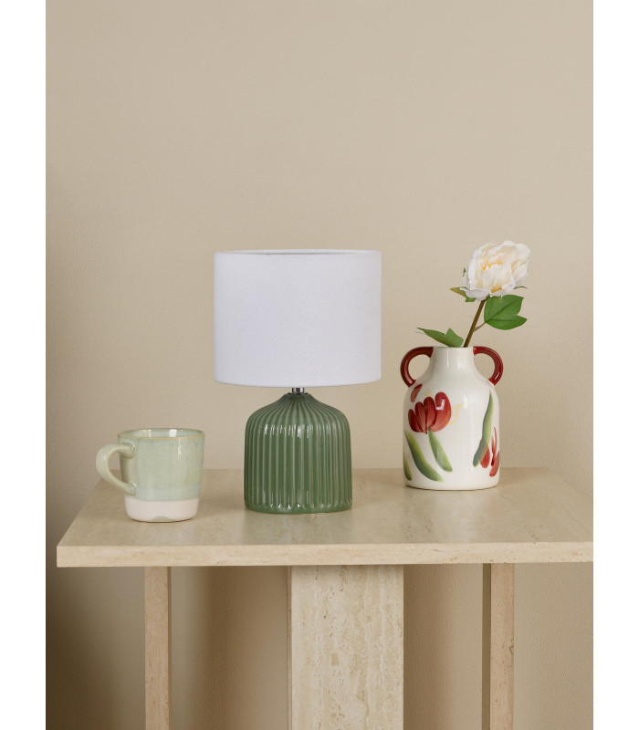 Gigi Twin Pack Table Lamp Green With Shade-3