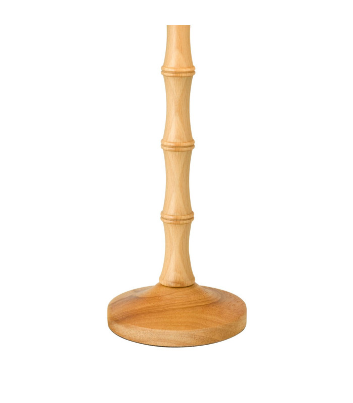Giuliana Table Lamp Wood with Rattan Shade-9