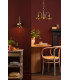 Hadano 3 Light Ceiling Pendant Natural Brass and Aged Brass-4