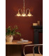 Hadano 3 Light Ceiling Pendant Natural Brass and Glass-2