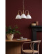 Hadano 3 Light Ceiling Pendant Natural Brass and White Ceramic-3