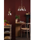 Hadano 3 Light Ceiling Pendant Natural Brass and Glass-5