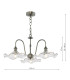 Hadano 3 Light Ceiling Pendant Antique Chrome and Glass-2