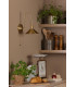 Hadano Wall Light Natural Brass and Aged Brass-3