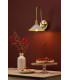 Hadano Wall Light Natural Brass and Matt Taupe-2