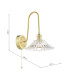 Hadano Wall Light Natural Brass and Glass-6