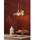 Hadano Wall Light Natural Brass and Glass-2