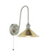 Hadano Wall Light Antique Chrome and Aged Brass-1