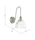 Hadano Wall Light Antique Chrome and Glass-4